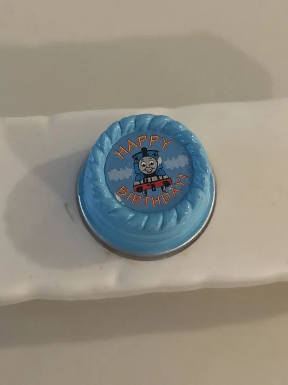 Thomas The Train Happy Birthday Train Set Cake Table Gifts Toy Miniature Rare